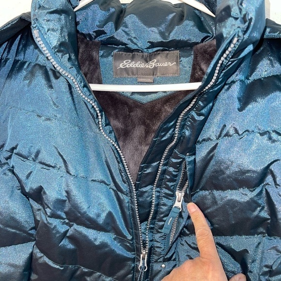 NWT Eddie Bauer Sun Valley Down Parka. Size 1X. 650 full premium down. - Picture 9 of 14